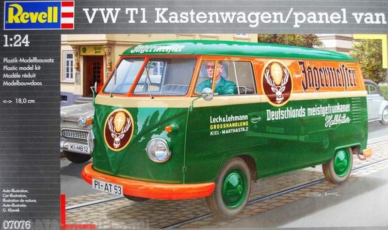07076 Гоночный автомобиль VW T1 Транспортер (Кастенваген) Revell