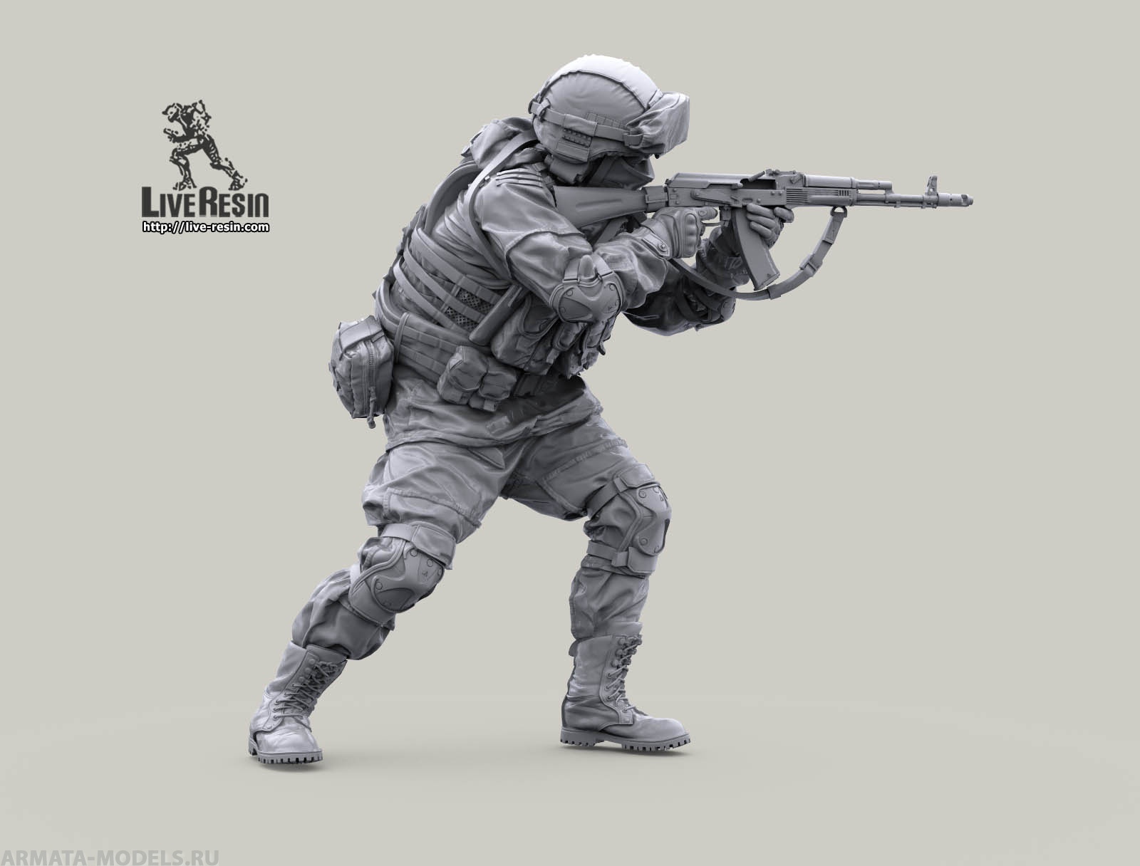 LRM35083 Современный солдат Российской Армии - стрелок - 28 Live Resin