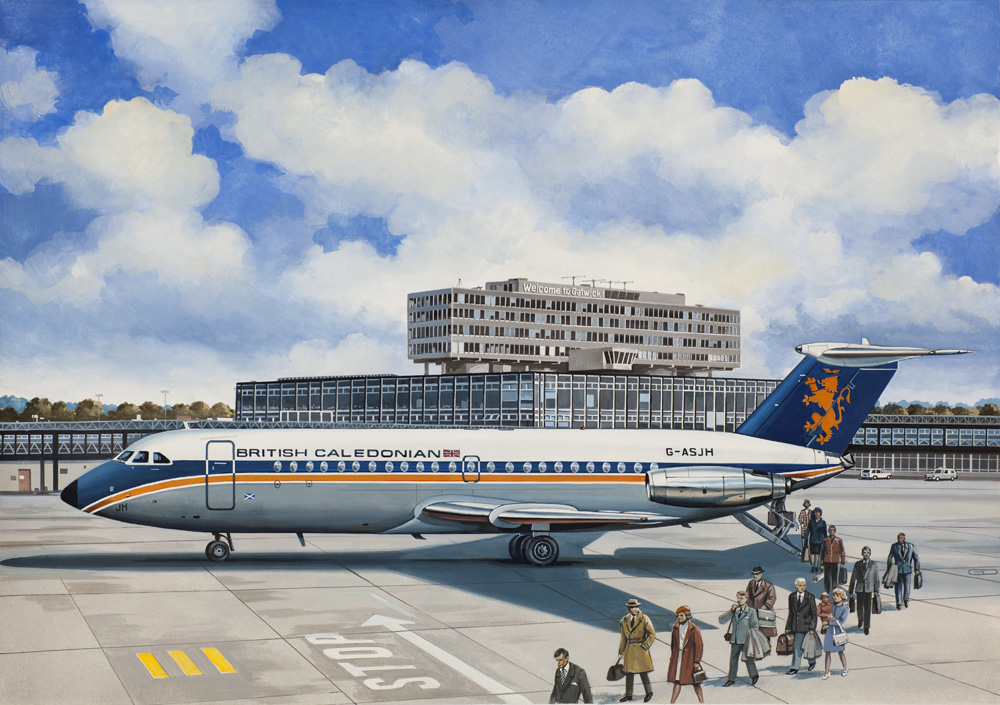 ЕЕ144143_2 Авиалайнер BAC 1-11-200 AER LINGUS Восточный экспресс