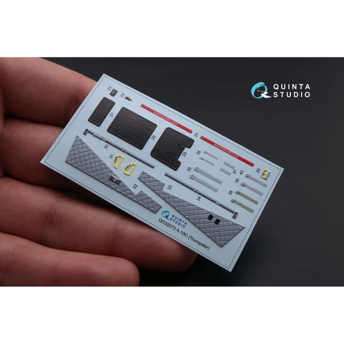 QD32073 3D Декаль интерьера кабины  A-10C (для модели Trumpeter)