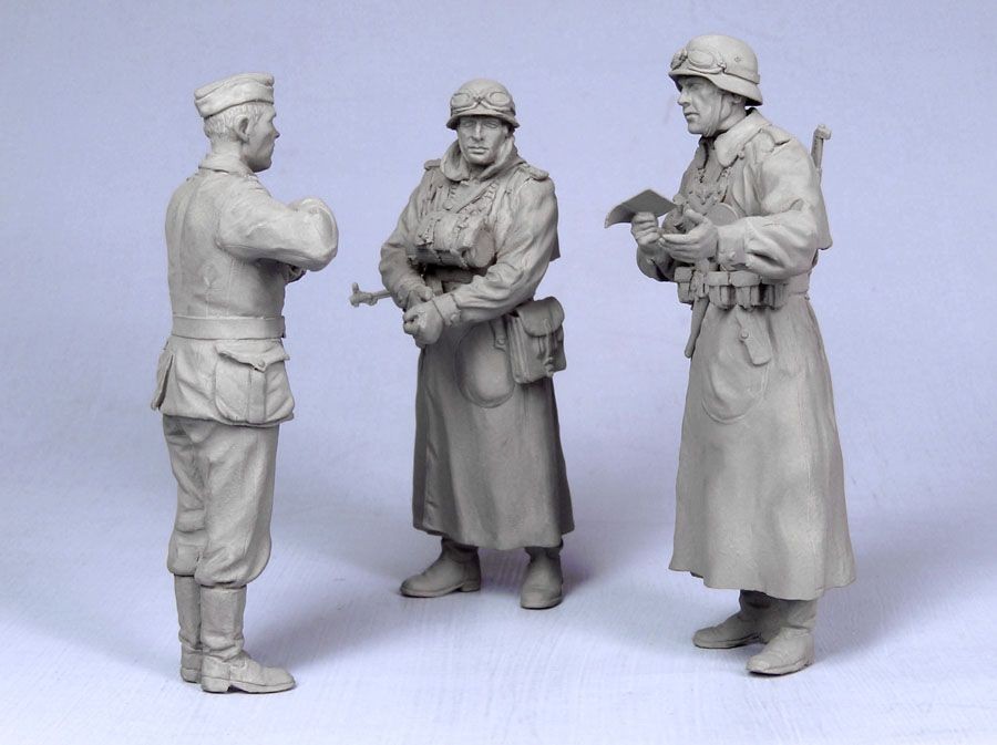 Т-35024 Немецкий фельджандарм с водителем (1941-1945 гг) (2) Tank