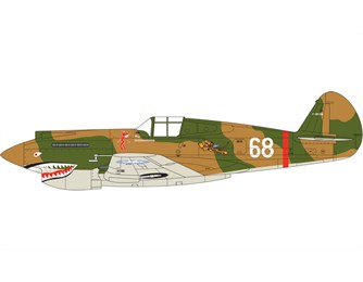 A01003 Сборная модель Самолета Curtiss Hawk 81-A-2 Airfix