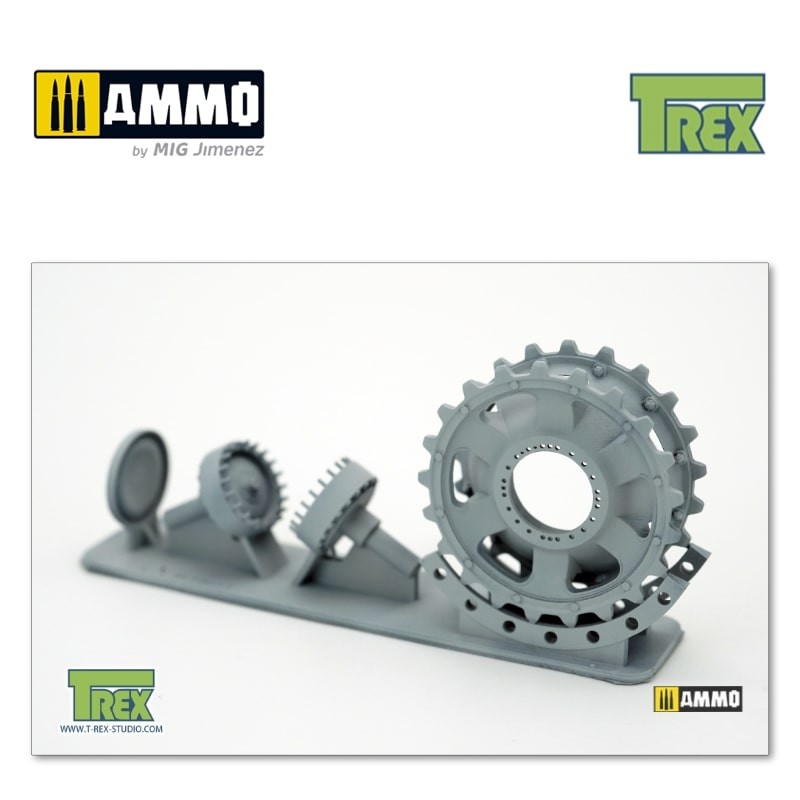 TR35033-1 Звездочка PzKpfw III Disassembled Sprocket Set A