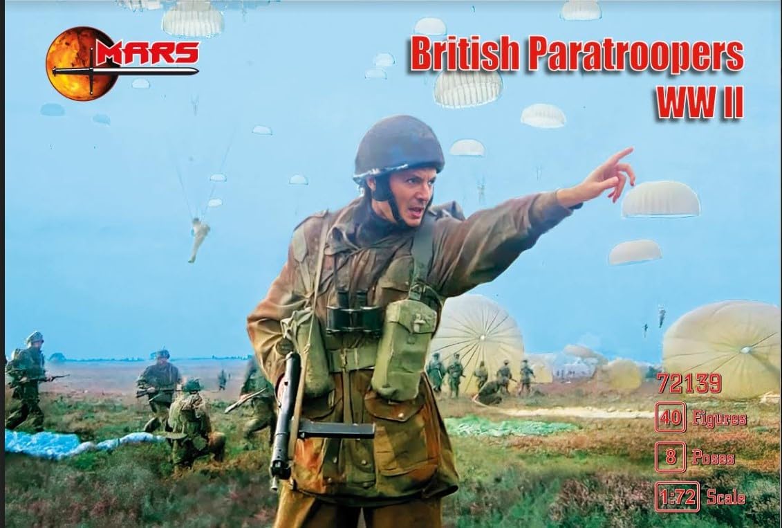 72139MR Набор фигур British Paratroopers WWII Mars