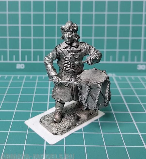 4168ТБ ВИМ, пеший стрелец - барабанщик, 54 мм Три Богатыря