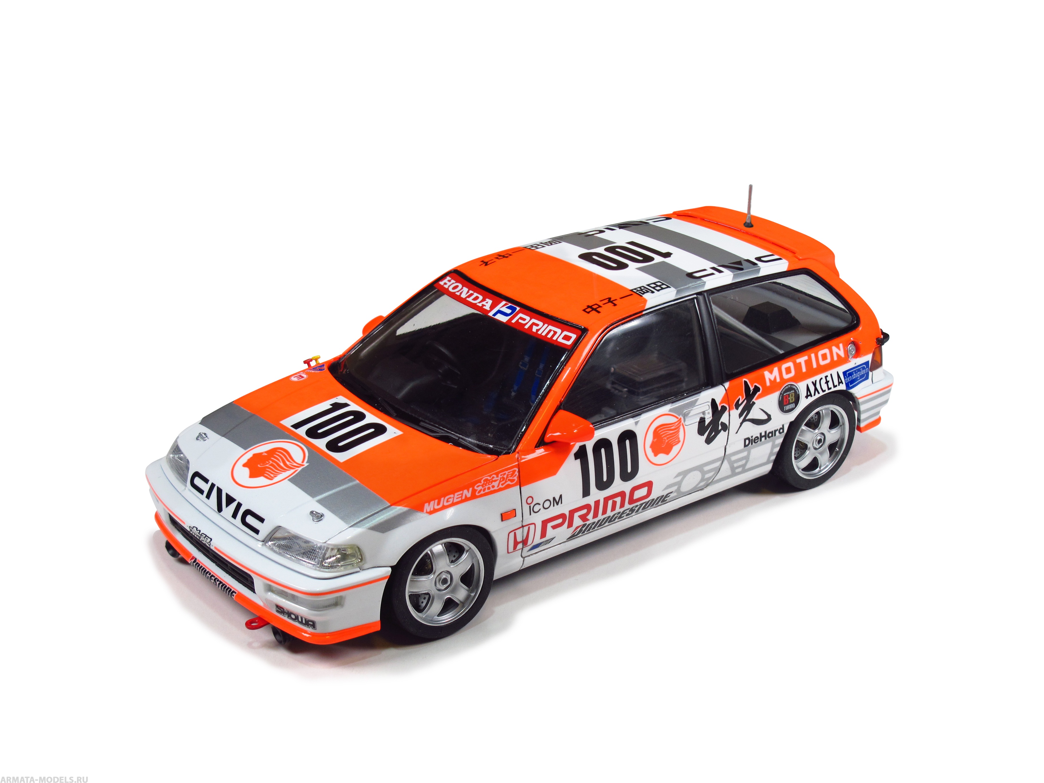 BEE24018 Honda Civic EF9 GR.A ’91 Idemitsu Beemax Model Kits