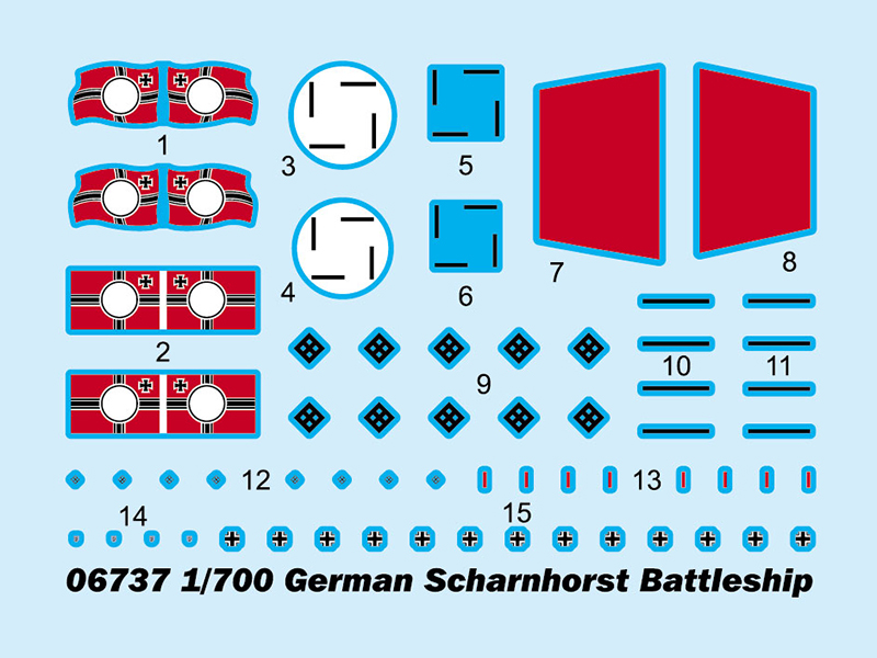 06737P German Scharnhorst Battleship Trumpeter