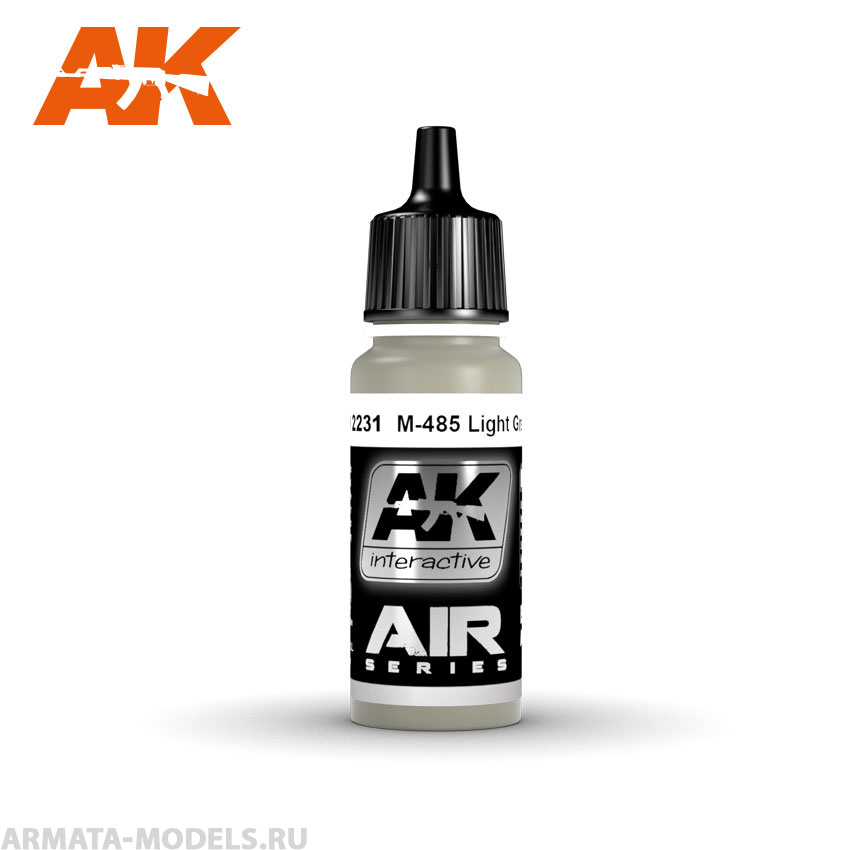 AK2231 Акриловая краска M-485 Light Gray 17ml