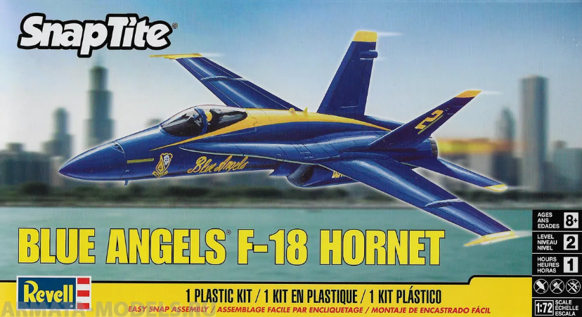 11185RE Самолет quot;Хорнетquot;F-18 quot;Голубые ангелыquot; Revell