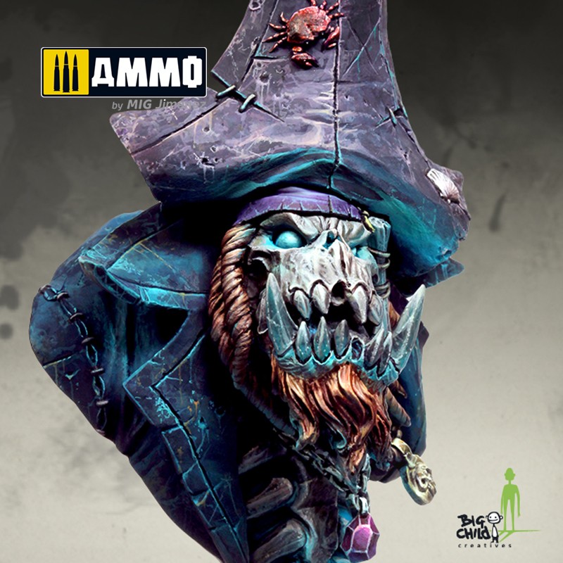 BCBSBU0003 Бюст Kpt. Albrork the Fourfold Damned BIG CHILD