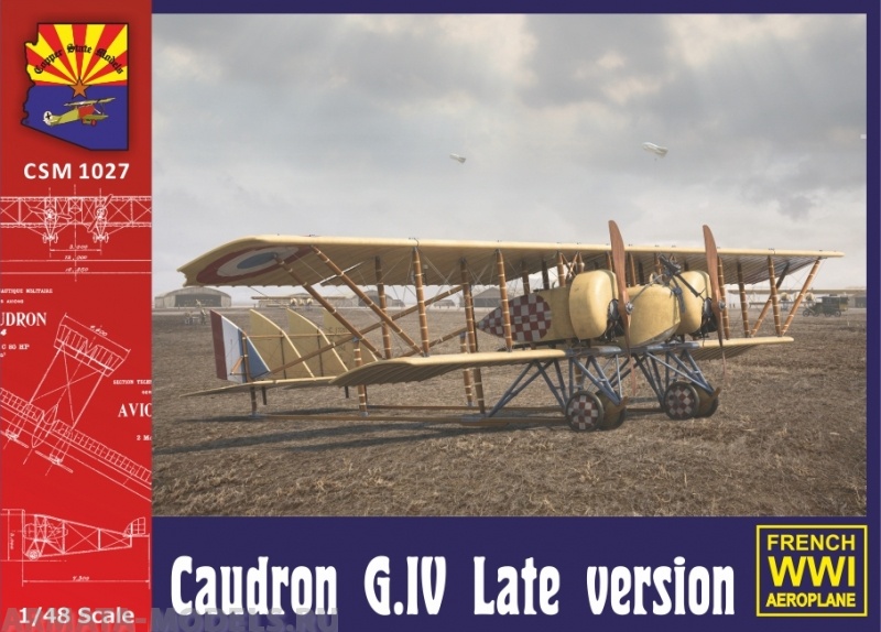 K1027 Caudron G.IV Late version Copper State Models