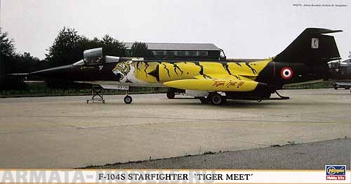09767 Самолет F-104S STARFIGHTER TIGER MEET Hasegawa