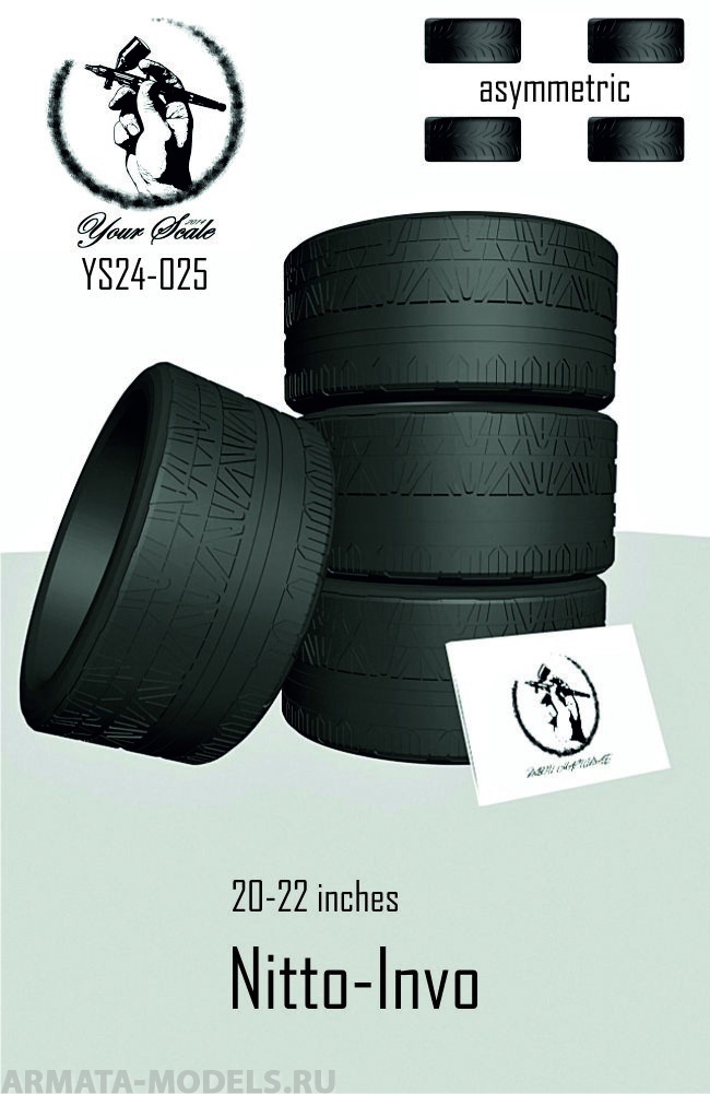 YS24-025 ШИНЫ 18-20 inches Nitto-Invo YourScale