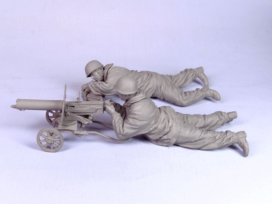 T35111 Советский расчет пулемета Максим (в маскхалатах) (2) Tank