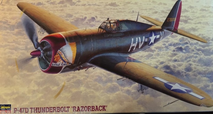 09057 Самолет Р-47D THUNDERBOLT RAZORBACK Hasegawa