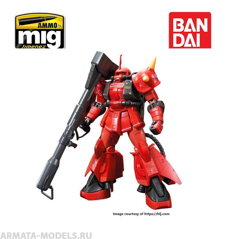 GUN0219594  BANDAI Сборная модель мобильного доспеха GUNDAM  RG 1/144 MS-06R-2 JOHNNY RIDDEN'S ZAKU? Bandai