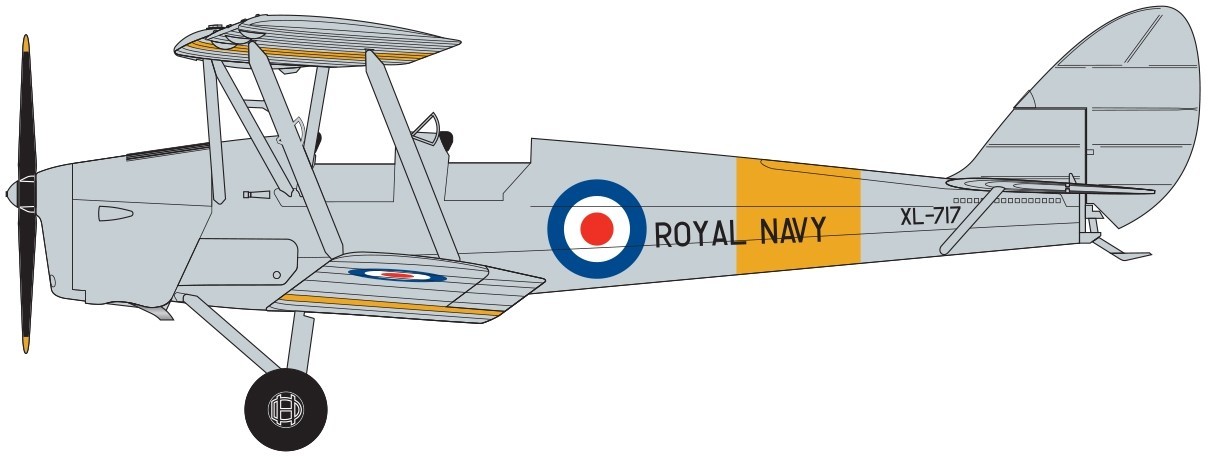 A02106 Самолет deHavilland Tiger Moth Airfix