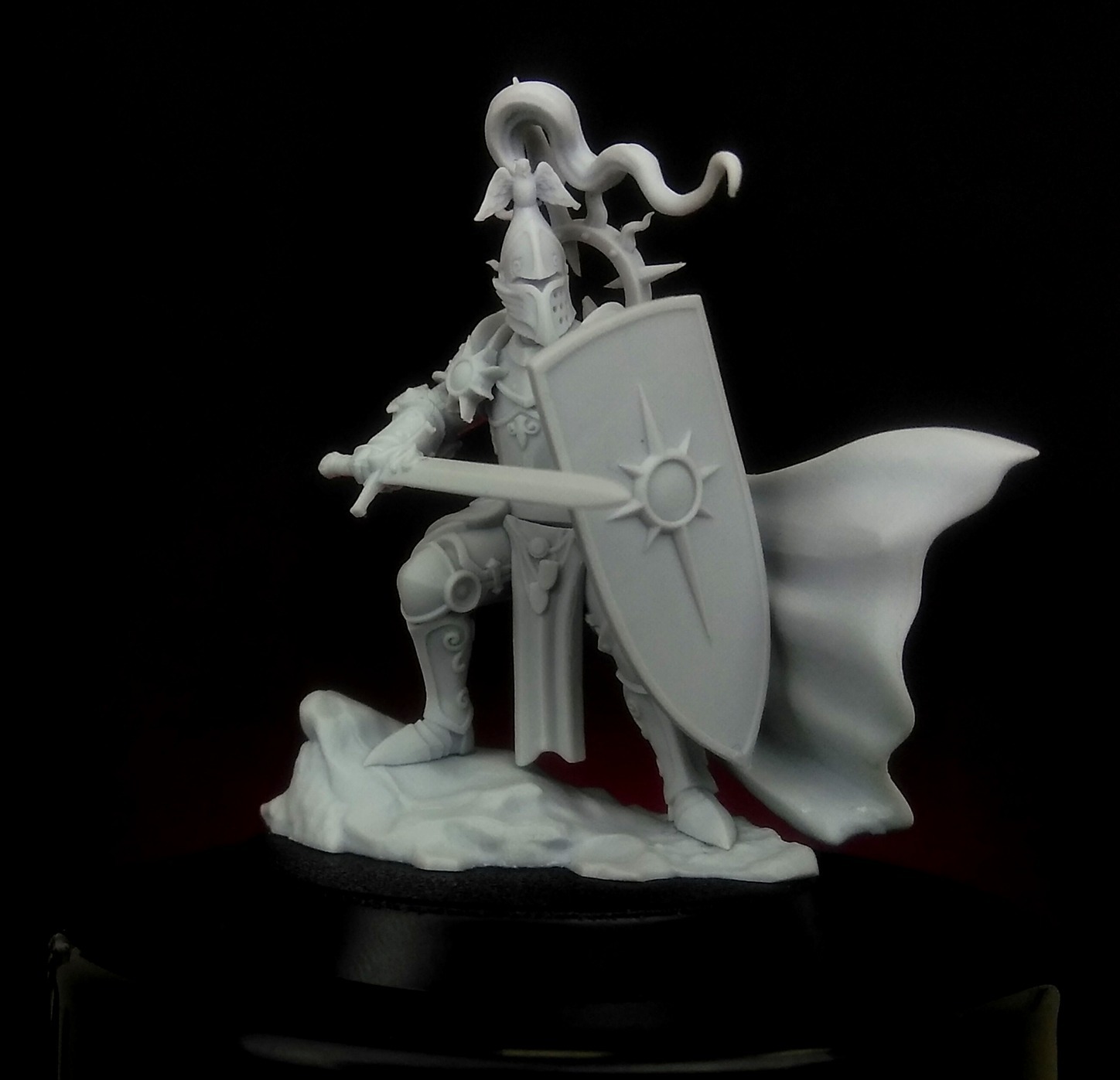 BCK-WG-025 Капитан | Игровая миниатюра 32 мм Blood Carrot Knights