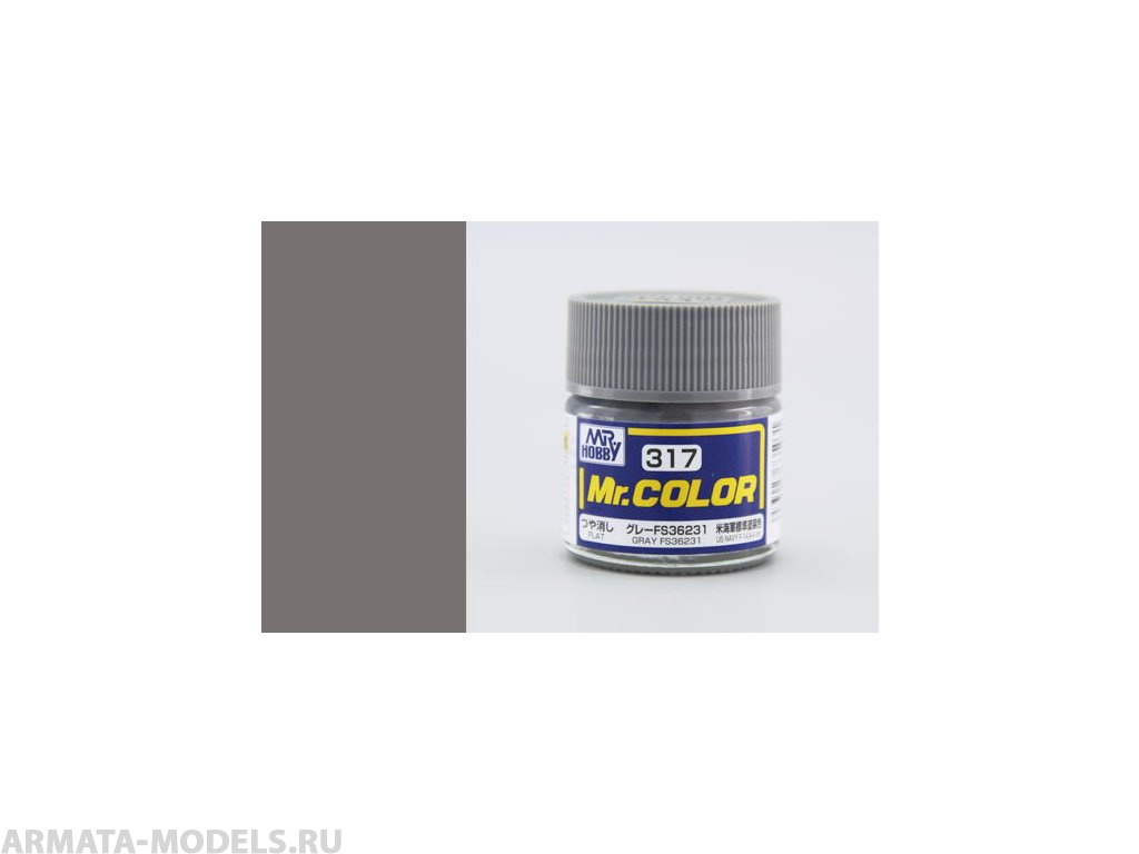 C317 Краска 10мл  GRAY FS36231
