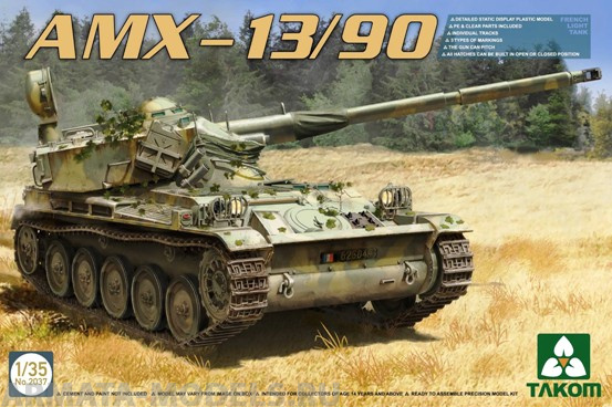 2037T AMX-13/90 French Light Tank Takom
