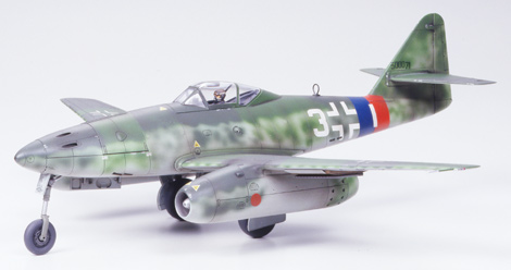 61087 Немецкий истребитель MESSERSCHMITT Me262 A-1a (4 варианта декалей) Tamiya