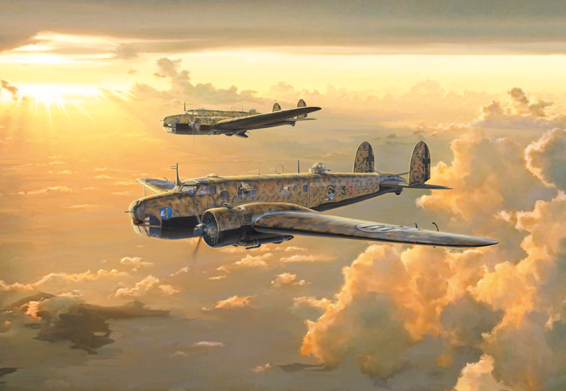 1447ИТ Самолет FIAT BR-20 «Cicogna» Battle of Britain (10013160/300421/0255806, ИТАЛИЯ ) Italeri