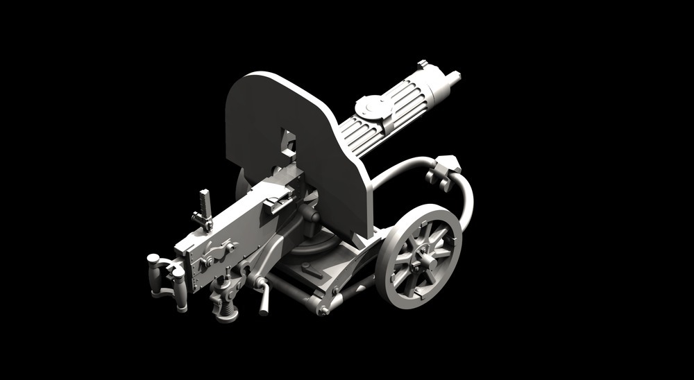 35676 Советский пулемёт Максим (1941г.) ICM