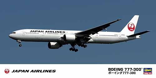 10715-Пассажирский самолет JAL B777-300(NEW MARKING) Hasegawa