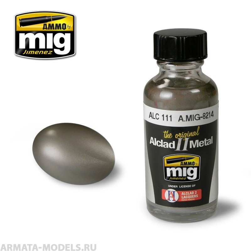 AMIG8214 Ammo Mig Металлик серии Alclad II Магний ALC111 MAGNESIUM