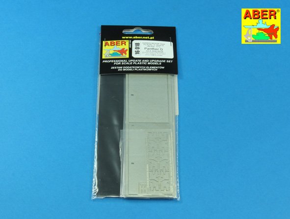 ABR-16-018  Дополнения для  Panther G/Jagdpanther- Vol.4- Side Skirts для Tamiya 1/16