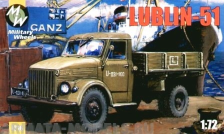 MW7216 LUBLIN 51 TRUCK MILITARY WHEELS KITS