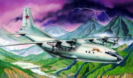 04001 Самолёт  Ан-12БК  Trumpeter