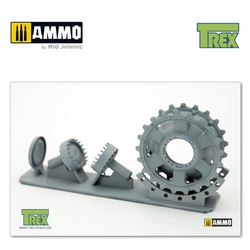 TR35033-2 Звездочка PzKpfw III Disassembled Sprocket Set A