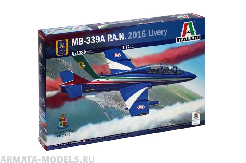 1380ИТ САМОЛЕТ MB-339A P.A.N. (2016 Livery) Italeri