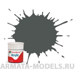 AB0027 Краска акриловая No 27 Морской серый - Матовый -14ml Acrylic