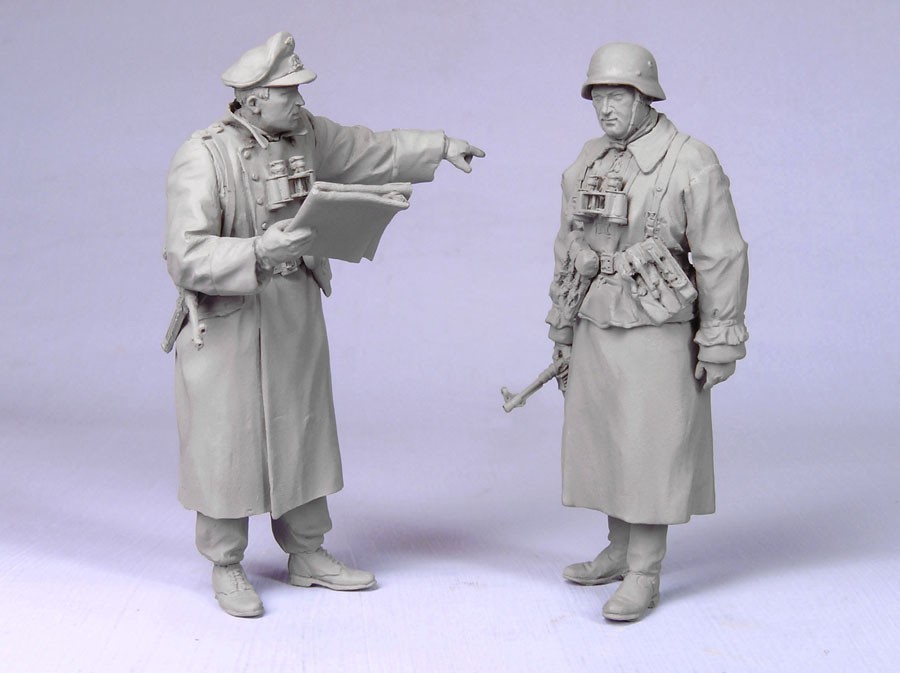 Т-35086 Немецкий танкист и офицер СС (зима 1941-43 гг) (2) Tank