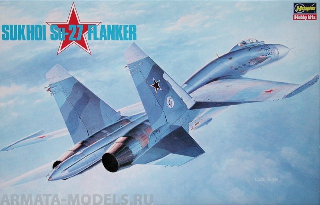 04040 Самолет Su-27 Flanker плюс фототравление Hasegawa
