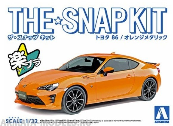 05419 Toyota 86 (Orange Metallic) Aoshima