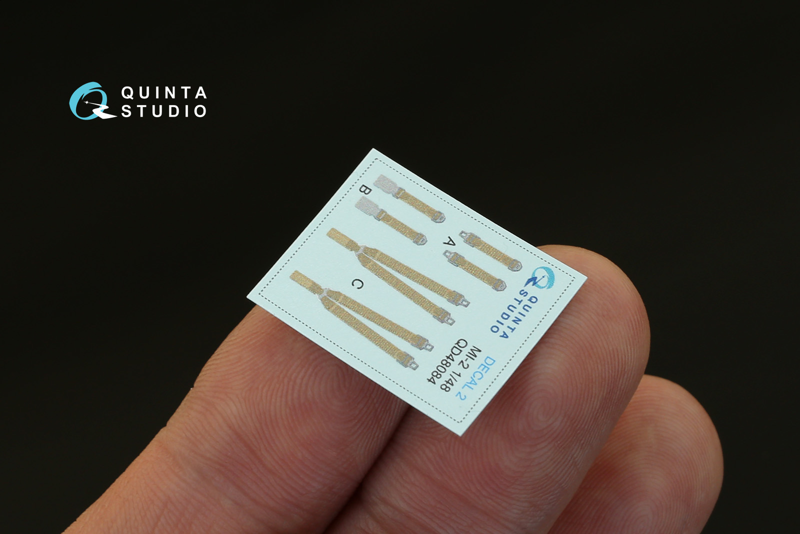 QD48084 1/48 3D Декаль интерьера кабины Ми-2 (для модели Aeroplast) Quinta Studio