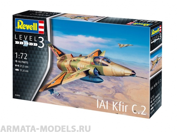 03890RE Всепогодный многоцелевой истребитель Kfir C-2 Revell