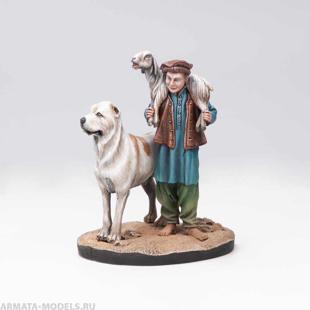 A-003 Афганский мальчик MiniWarPaint