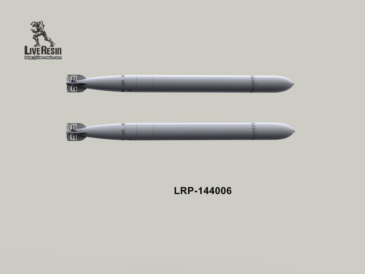 LRP144006 Советская 533 мм торпеда 53-38. Две штуки в наборе