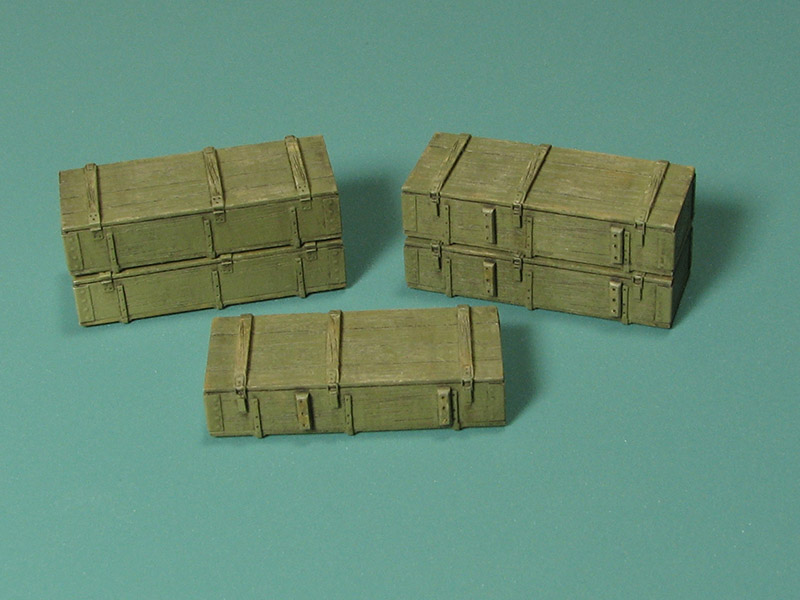 E-038 Дополнения для моделей Modern Russian Ammo Crates (for 115mm 2A20 Gun used on T-62 tanks)