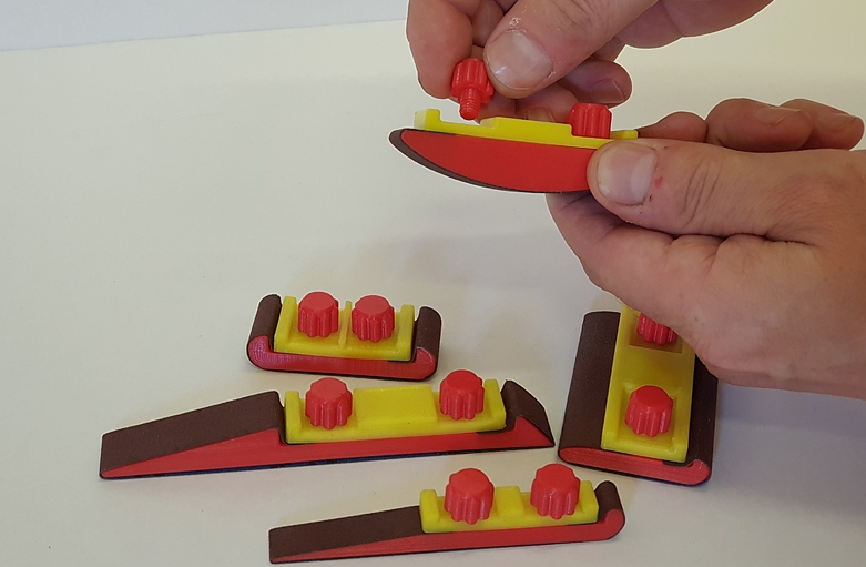 WIM-SHK-01 Фигурные шкурники мини, набор 5 шт.