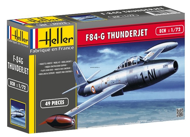 80278HL Самолет  F-84G THUNDERJET (Patrouille de France) (1:72)