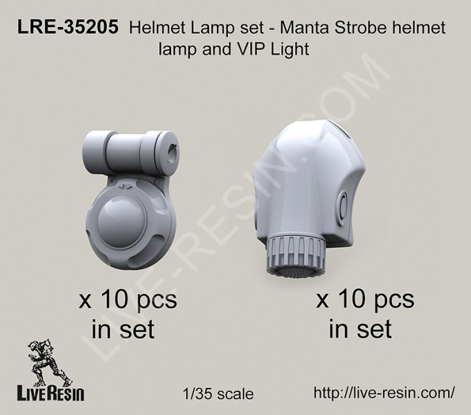 LRE35205 Набор фонарей для шлема — Стробоскоп Manta Strobe и фонарь VIP Light