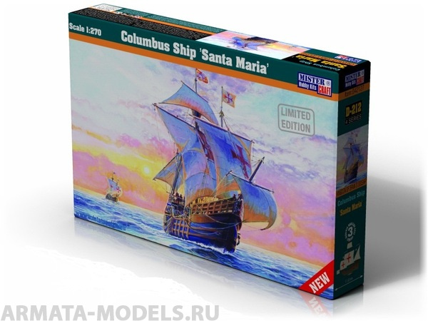 D-212 Парусник Columbus Ship Santa Maria MISTERCRAFT