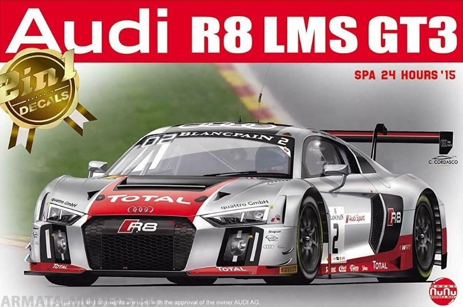 NU24004 Audi R8 LMS GT3 2015 Spa 24H NuNu