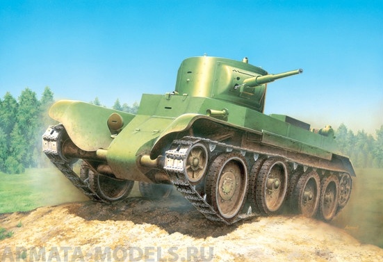 ЕЕ35108 БТ-7 обр.1935 ранняя версия легкий танк