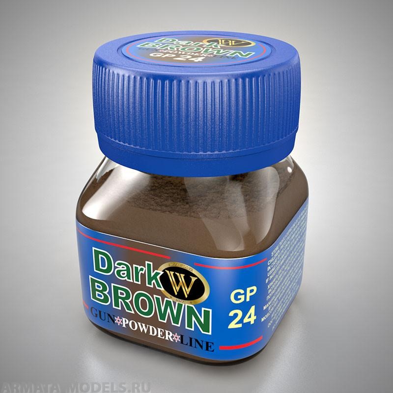 GP-24 Сухой тонировочный пигмент Коричнево-черный серия GunPowder